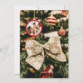 Aangepaste foto Kerstboom Kerstmis Kaart (Achterkant)