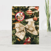 Aangepaste foto Kerstboom Kerstmis Kaart (Achterkant)