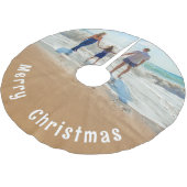 Aangepaste foto Kerstboom Rok met Uw Foto's (Gekanteld)