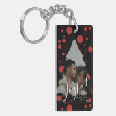 Aangepaste foto-kerstboompjes sleutelhanger (Voorkant Links)