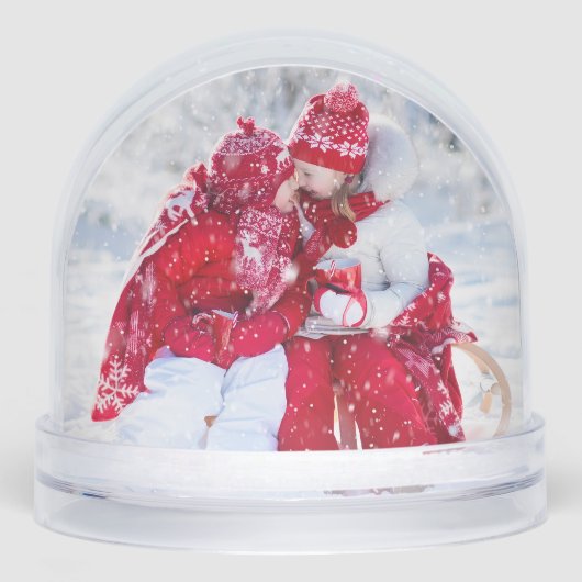 Aangepaste Foto Kerstherinneringen Sneeuwbol (Voorkant)