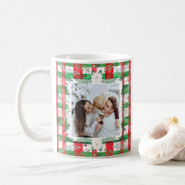 Aangepaste Foto Kerstmis Gepersonaliseerde Familie Koffiemok