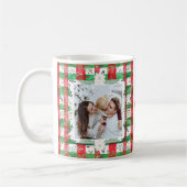 Aangepaste Foto Kerstmis Gepersonaliseerde Familie Koffiemok (Links)
