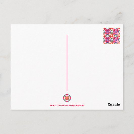 Aangepaste foto Kerstmis Hond Moeder Mama Papa Kle Briefkaart (Achterkant)