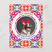 Aangepaste foto Kerstmis Hond Moeder Mama Papa Kle Briefkaart (Voorkant)