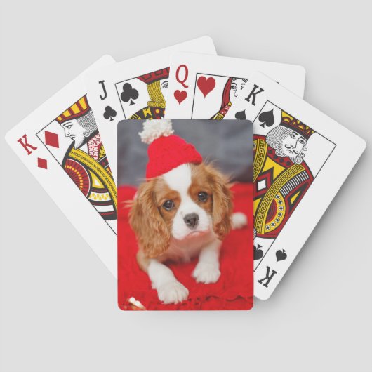 Aangepaste foto Kerstmis Spelen Pet Card Deck Pokerkaarten (Achterkant)