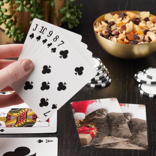 Aangepaste foto Kerstmis Spelen Pet Card Deck Pokerkaarten (Insitu)