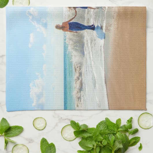 Aangepaste Foto Keuken Handdoek Ontwerp uw eigen f (Gevouwen)