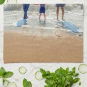 Aangepaste foto keukenhanddoek Uw foto's en tekst (Gevouwen)