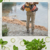 Aangepaste foto keukenhanddoeken (Gevouwen)