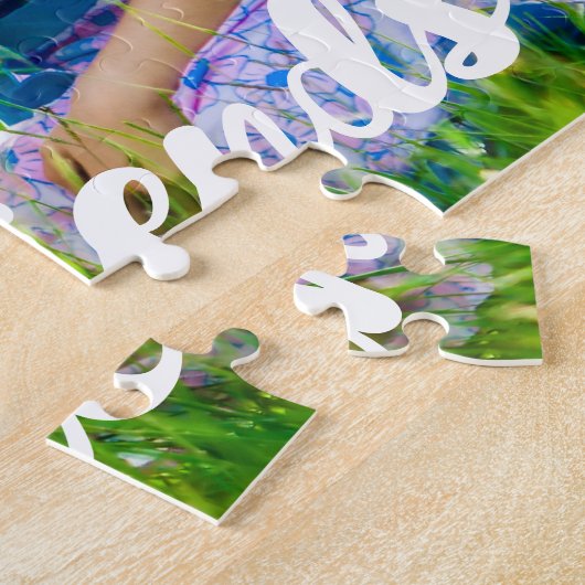 Aangepaste foto Kinder Dog Pet Beste Vrienden Legpuzzel (Zijkant)