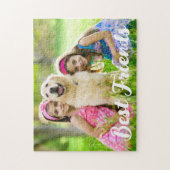 Aangepaste foto Kinder Dog Pet Beste Vrienden Legpuzzel (Verticaal)