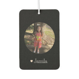 Aangepaste Foto Kinder Familienaam Auto Luchtverfrisser