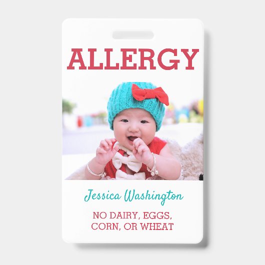 Aangepaste foto Kinder waarschuwingsbericht ICOE Badge (Voorzijde)