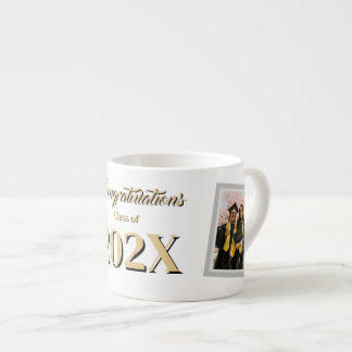 Aangepaste foto Klas van 202X afstudeercadeau Espresso Kop