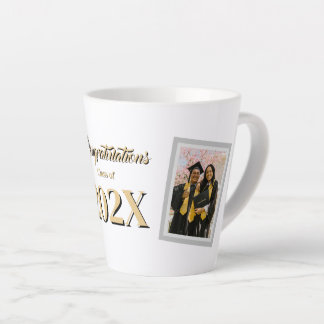 Aangepaste foto Klas van 202X afstudeerceremonie Latte Mok