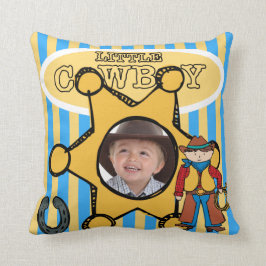 Aangepaste foto kleine cowboy Pillow Kussen