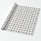 Aangepaste foto kleinzoon verjaardag cadeaupapier (Uitgerold)