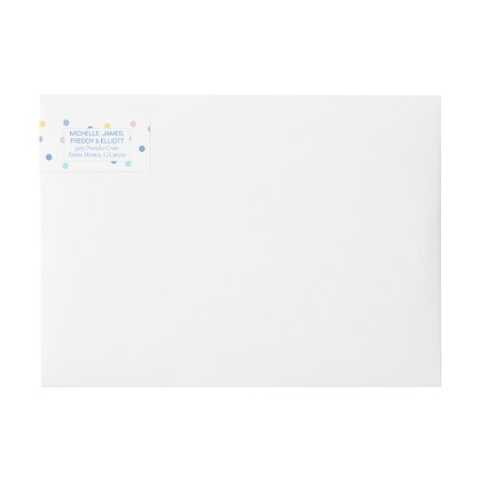 Aangepaste foto kleurrijke Confetti (Voorkant)