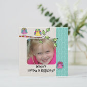 Aangepaste foto - kleurrijke eigenaar - Birthday - Kaart (Staand voorkant)