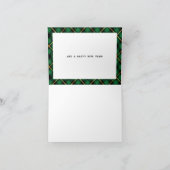 Aangepaste Foto Kleurrijke Kerst Vlakke Vakantie K Feestdagen Kaart (Binnen)