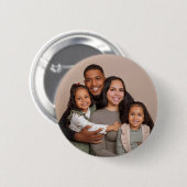 Aangepaste foto-knop | Upload je eigen afbeeldings Ronde Button 5,7 Cm (Voorkant /achterkant)