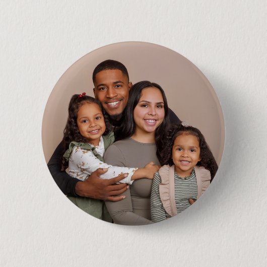 Aangepaste foto-knop | Upload je eigen beeldontwer Ronde Button 5,7 Cm (Voorkant)