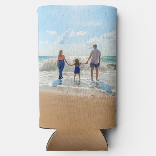 Aangepaste foto Koelbox je favoriete foto's Seltzer Blikjeskoeler (Achterkant)