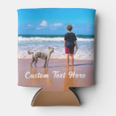 Aangepaste foto Koelbox met tekst Blikjeskoeler (Voorkant)