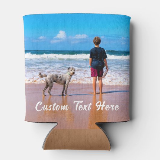 Aangepaste foto Koelbox met tekst Blikjeskoeler (Achterkant)