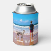 Aangepaste foto Koelbox met tekst Blikjeskoeler (Blikje Achterkant)