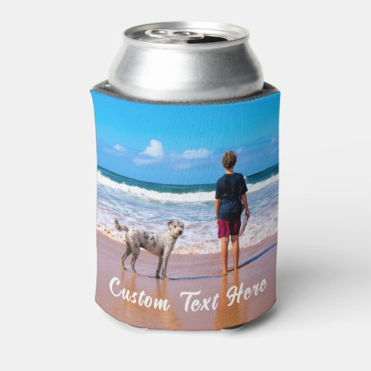 Aangepaste foto Koelbox met tekst Blikjeskoeler (Blikje Achterkant)