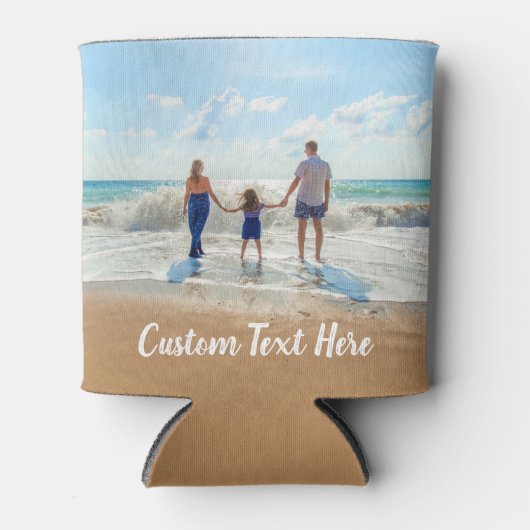 Aangepaste foto Koelbox met tekstnaam Blikjeskoeler (Voorkant)