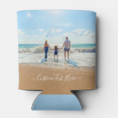 Aangepaste foto Koelbox Uw foto's en tekst Blikjeskoeler (Achterkant)