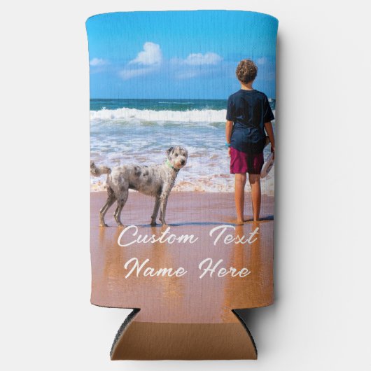 Aangepaste foto Koelbox Uw foto's en tekst Seltzer Blikjeskoeler (Voorkant)