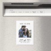 Aangepaste foto Koelkast Save the Date magneet (Insitu (Vaatwasser))