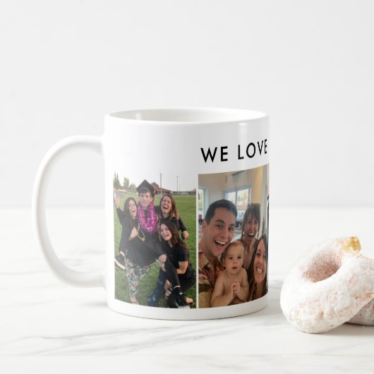 Aangepaste foto koffie Mok | Foto Mok Gift (Met donut)