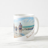 Aangepaste foto koffie Mok met aangepaste tekst na (Voorkant rechts)