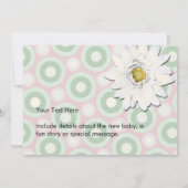 Aangepaste foto-koninklijk, een meisje aankondiging (Achterkant)