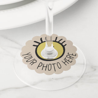 Aangepaste foto KRAFT WINE GLASS LABELS Blanco Sja
