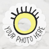 Aangepaste foto KRAFT WINE GLASS LABELS Blanco Sja (Voorkant)