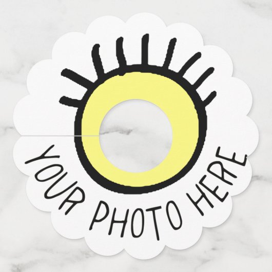 Aangepaste foto KRAFT WINE GLASS LABELS Blanco Sja (Voorkant)