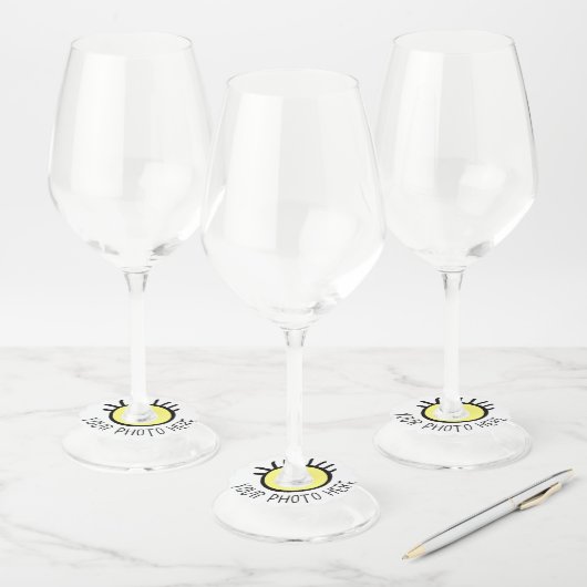 Aangepaste foto KRAFT WINE GLASS LABELS Blanco Sja (Set)