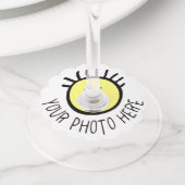 Aangepaste foto KRAFT WINE GLASS LABELS Blanco Sja (Dichtbij)