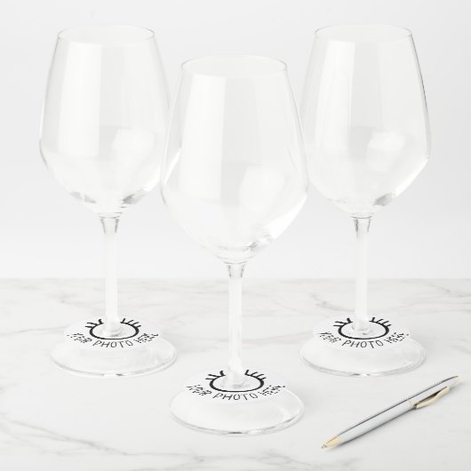 Aangepaste foto KRAFT WINE GLASS LABELS Blanco Sja (Set)