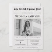 Aangepaste foto  kranten Vrijgezellenfeest Kaart (Voorkant)