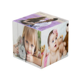 Aangepaste foto-kubbe van 4 inch kubus