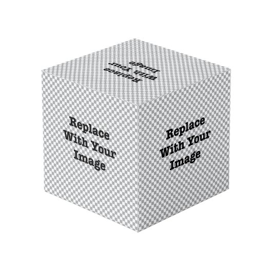 Aangepaste foto kubus (Achter hoekig)