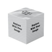 Aangepaste foto kubus (Voorkant hoekig)