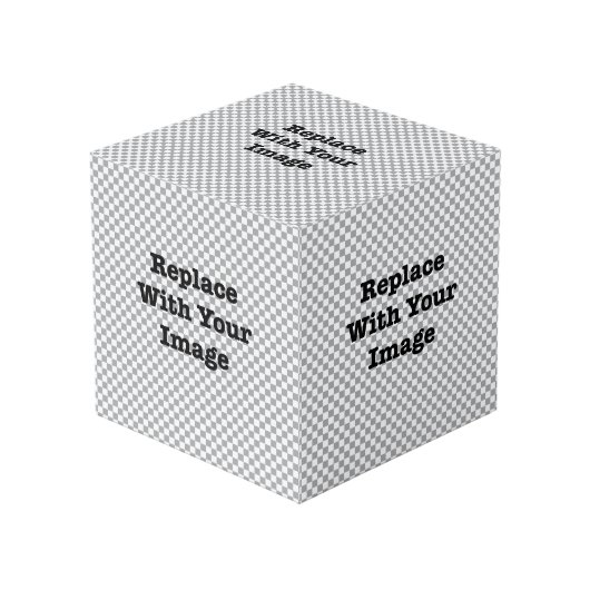 Aangepaste foto kubus (Voorkant hoekig)